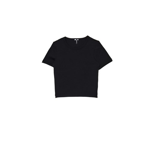 Cropp - Czarna koszulka slim - czarny Cropp S Cropp