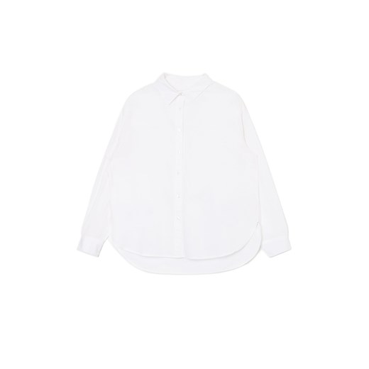 Cropp - Biała koszula oversize - biały ze sklepu Cropp w kategorii Koszule damskie - zdjęcie 174289118