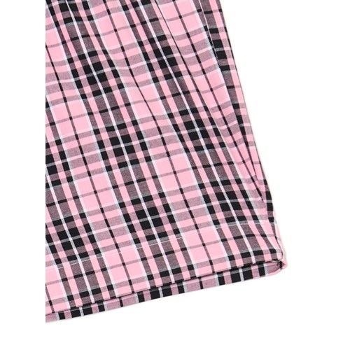 Cropp - Bawełniane szorty w kratę - różowy Cropp M Cropp