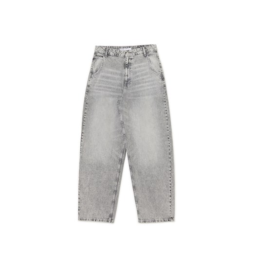 Cropp - Szare jeansy skater - jasny szary Cropp 38 Cropp