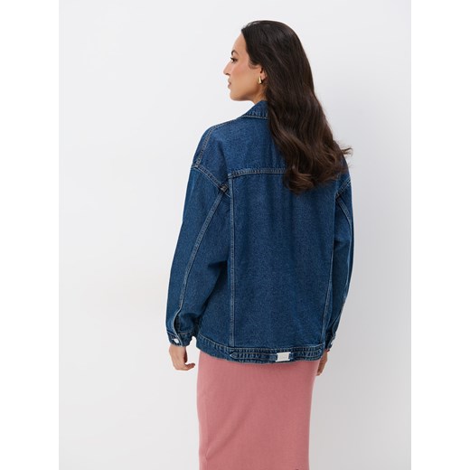 Mohito - Kurtka jeansowa oversize - niebieski Mohito 34 Mohito