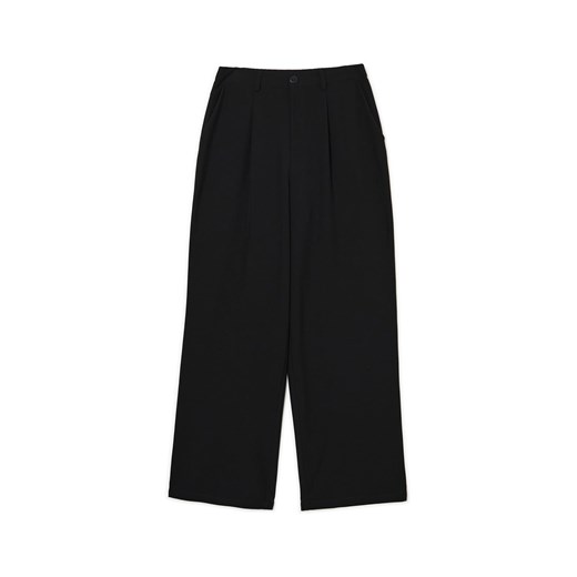 Cropp - Czarne spodnie w paski - czarny Cropp 34 Cropp