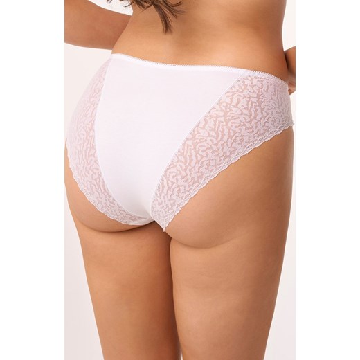 Figi damskie białe 200, Kolor biały, Rozmiar S, Babell ze sklepu Intymna w kategorii Majtki damskie - zdjęcie 174296567