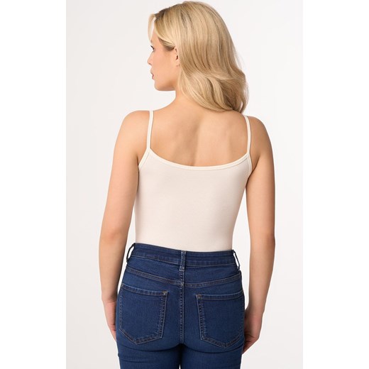 Top damski ecru Maxine, Kolor ecru, Rozmiar S, Babell ze sklepu Intymna w kategorii Podkoszulki i halki - zdjęcie 174296726