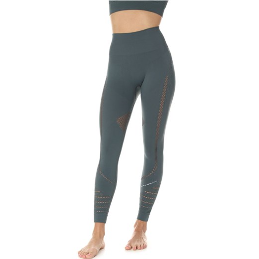 LE12910 legginsy damskie GYM dł., Kolor zielony, Rozmiar M, Brubeck XL Intymna