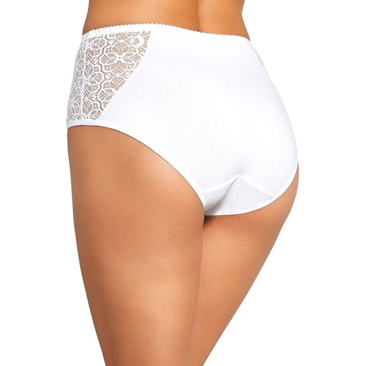 Białe figi damskie z wysokim stanem 067, Kolor biały, Rozmiar M, Gabidar ze sklepu Intymna w kategorii Majtki damskie - zdjęcie 174304827