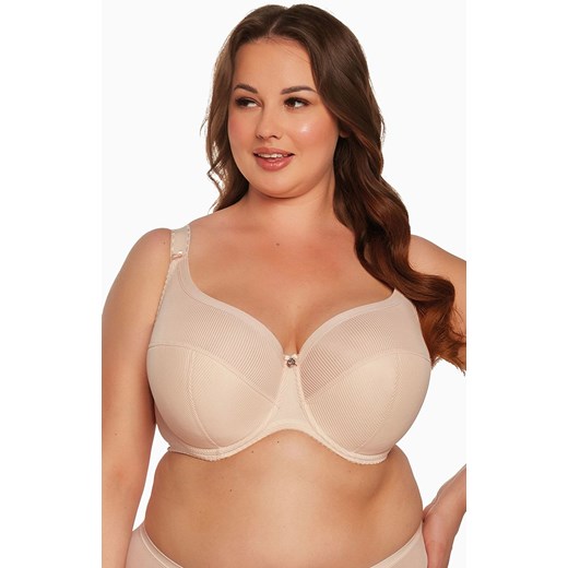 Biustonosz półusztywniany semi-soft beżowy Sonia Maxi Art. 1058, Kolor beżowy, Rozmiar 100G, Gaia ze sklepu Intymna w kategorii Biustonosze - zdjęcie 174305316