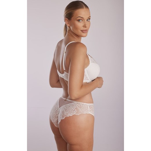 Kinga biustonosz półusztywniany semi-soft ecru Luna BC-1098, Kolor ecru, Rozmiar 100B, Kinga ze sklepu Intymna w kategorii Biustonosze - zdjęcie 174312047