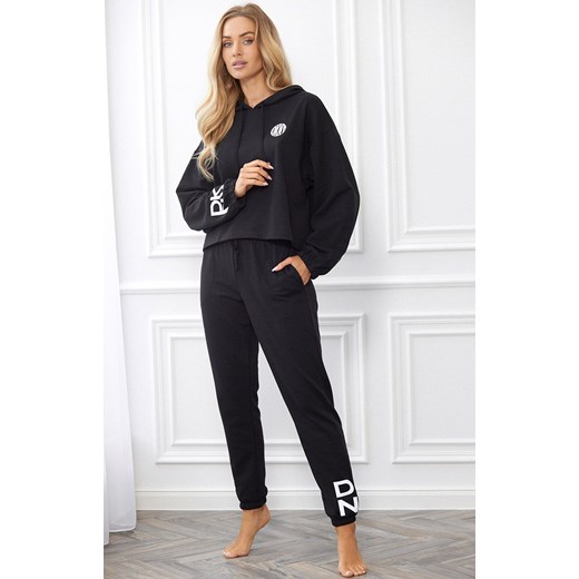 DKNY bawełniana bluza damska na długi rękaw YI2422592, Kolor czarny, Rozmiar XS, M okazyjna cena Intymna