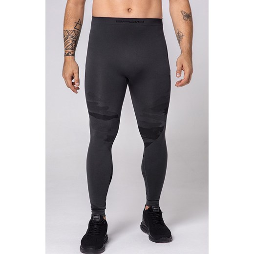 SPAIO TACTICAL legginsy męskie, Kolor szary, Rozmiar L, Spaio ze sklepu Intymna w kategorii Spodnie męskie - zdjęcie 174323286