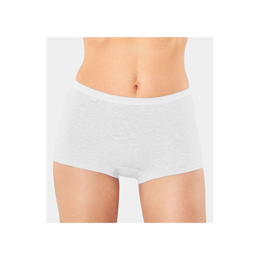 Sloggi Basic białe szorty damskie spodenki 10189218, Kolor biały, Rozmiar 38, Sloggi ze sklepu Intymna w kategorii Majtki damskie - zdjęcie 174324669