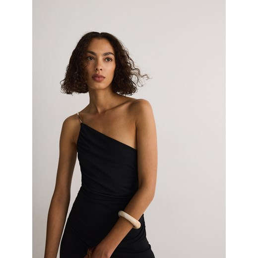 Sukienka Reserved midi z wiskozy 