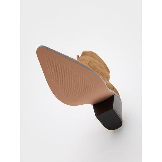 Botki Reserved skórzane na zimę 