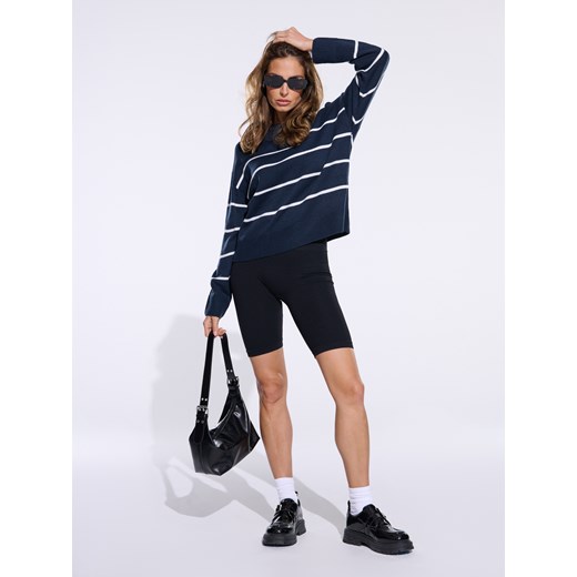 Sweter damski Sinsay casual z okrągłym dekoltem 