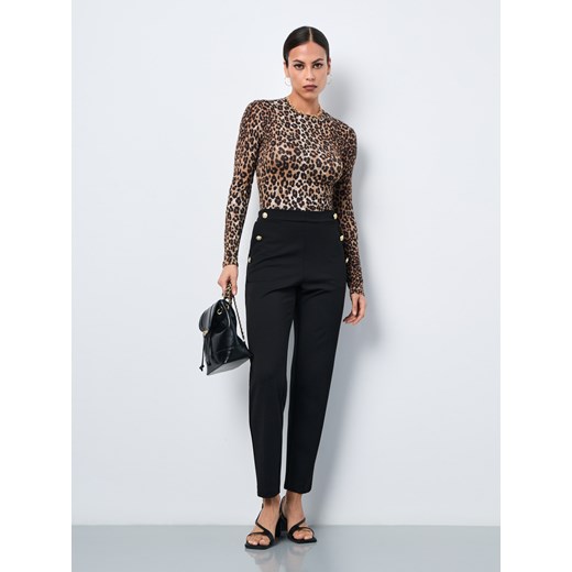 Sinsay - Eleganckie spodnie w kant - czarny Sinsay L Sinsay