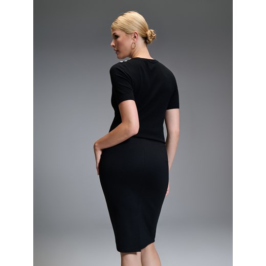 Sinsay - Spódnica ołówkowa - czarny Sinsay L Sinsay