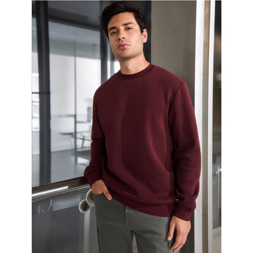 Sinsay - Bluza basic - czerwony ze sklepu Sinsay w kategorii Bluzy męskie - zdjęcie 174333418