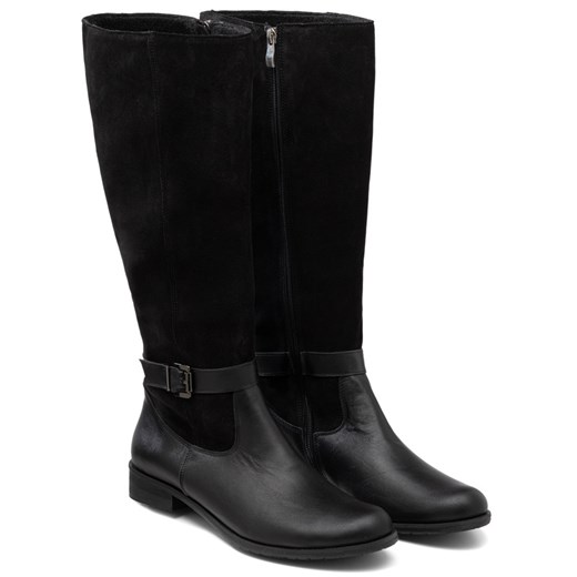 Kozaki Z348 czarne szerokie Seba 41 OdSzewca.pl