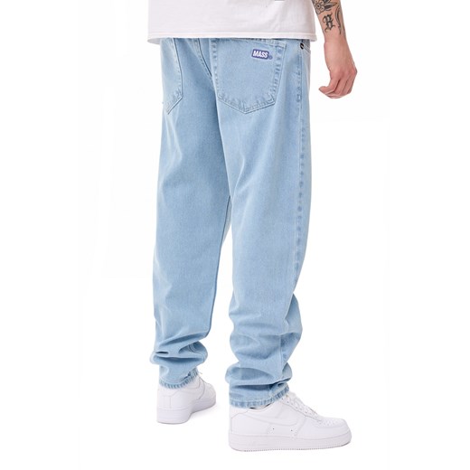 Spodnie Mass Denim Box Jeans Relax Fit - jasnoniebieskie Mass Denim 30 wyprzedaż shop.massdnm.com