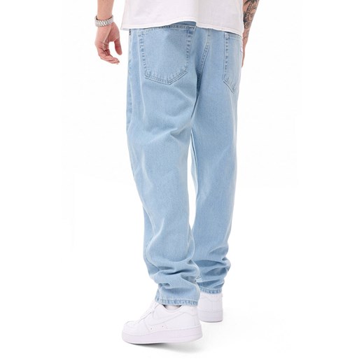 Spodnie Mass Denim Box Jeans Relax Fit - jasnoniebieskie Mass Denim 40 shop.massdnm.com okazja