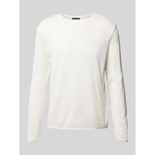 Sweter z dzianiny z okrągłym dekoltem model ‘Prospect’ ze sklepu Peek&Cloppenburg  w kategorii Swetry męskie - zdjęcie 174370859