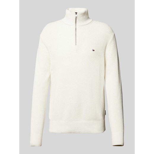Bluza z kołnierzem z wyhaftowanym logo ze sklepu Peek&Cloppenburg  w kategorii Bluzy męskie - zdjęcie 174371005