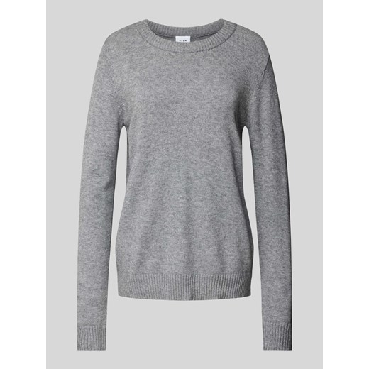 Sweter z dzianiny z prążkowanymi wykończeniami model ‘Viril’ ze sklepu Peek&Cloppenburg  w kategorii Swetry damskie - zdjęcie 174371026
