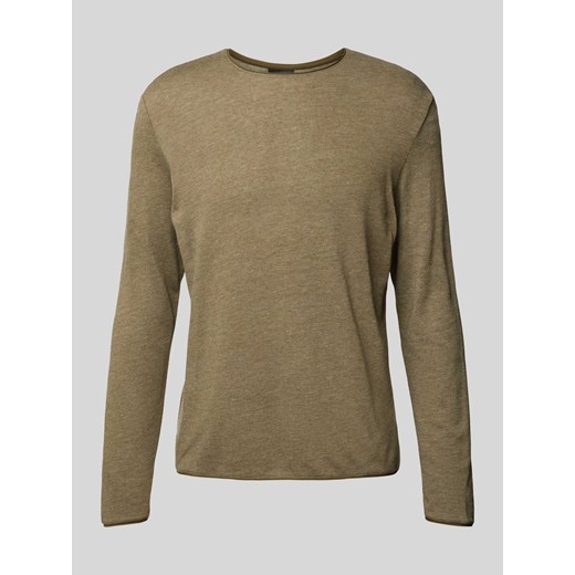 Sweter z dzianiny z okrągłym dekoltem model ‘Prospect’ ze sklepu Peek&Cloppenburg  w kategorii Swetry męskie - zdjęcie 174371419