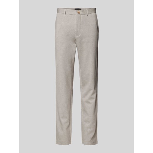 Spodnie do garnituru o kroju slim fit z kieszeniami z tyłu model ‘Aliam’ ze sklepu Peek&Cloppenburg  w kategorii Spodnie męskie - zdjęcie 174371516