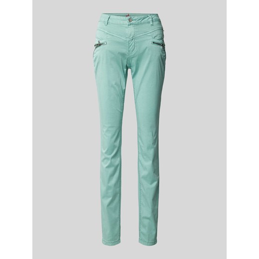 Spodnie o kroju slim fit z 5 kieszeniami model ‘Florida’ ze sklepu Peek&Cloppenburg  w kategorii Spodnie damskie - zdjęcie 174371539