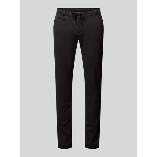 Spodnie materiałowe o kroju slim fit z lamowaną kieszenią ze sklepu Peek&Cloppenburg  w kategorii Spodnie męskie - zdjęcie 174371647