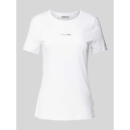 T-shirt z nadrukiem z napisem model ‘EBAANORA EXCEPT CHANGE’ ze sklepu Peek&Cloppenburg  w kategorii Bluzki damskie - zdjęcie 174372056