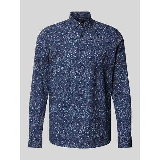 Koszula casualowa o kroju slim fit z kołnierzykiem typu kent model ‘STEVEN’ ze sklepu Peek&Cloppenburg  w kategorii Koszule męskie - zdjęcie 174372249
