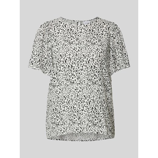 T-shirt z wiskozy okrągłym dekoltem model ‘KAYA’ ze sklepu Peek&Cloppenburg  w kategorii Bluzki damskie - zdjęcie 174372275