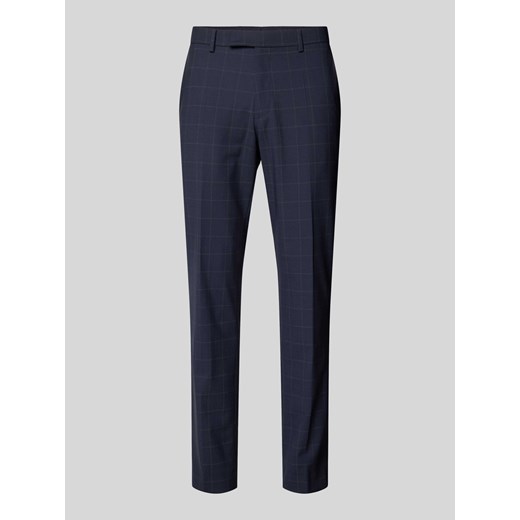 Spodnie do garnituru o kroju slim fit z kieszeniami z tyłu model ‘Ryan’ ze sklepu Peek&Cloppenburg  w kategorii Spodnie męskie - zdjęcie 174372629