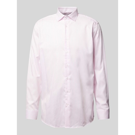 Koszula biznesowa o kroju regular fit z kołnierzykiem typu kent ze sklepu Peek&Cloppenburg  w kategorii Koszule męskie - zdjęcie 174372755