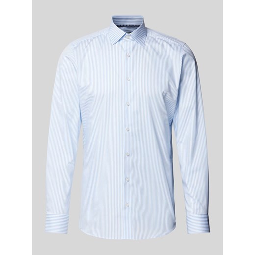 Koszula biznesowa o kroju slim fit z kołnierzykiem typu kent ze sklepu Peek&Cloppenburg  w kategorii Koszule męskie - zdjęcie 174372836