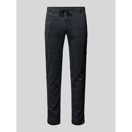 Spodnie materiałowe o kroju slim fit z trokami ze sklepu Peek&Cloppenburg  w kategorii Spodnie męskie - zdjęcie 174372918