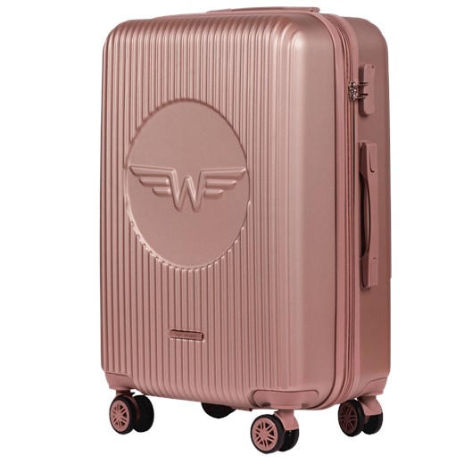 Walizka średnia Wings Swallow 3.0 ROSE GOLD 24" ze sklepu WINGS w kategorii Walizki - zdjęcie 174374896