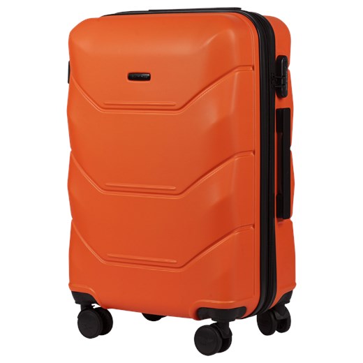 Walizka podróżna średnia Wings Peacock 3.0 z poszerzeniem 24"ORANGE ze sklepu WINGS w kategorii Walizki - zdjęcie 174375396