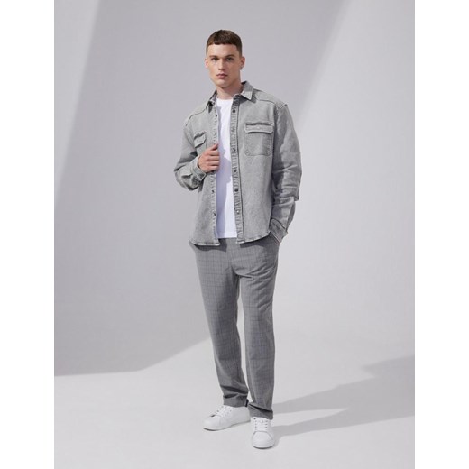 Koszula QUILO LG J. Szary XL Diverse XL okazyjna cena Diverse Outlet