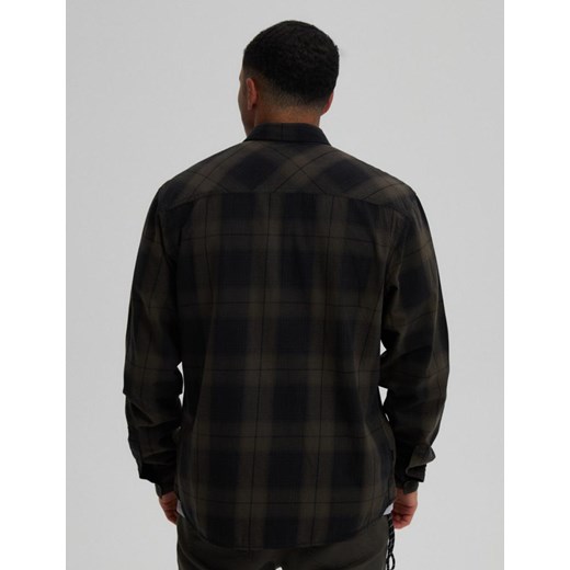 Koszula TOMMY LG Khaki-Granat M Diverse XL wyprzedaż Diverse Outlet