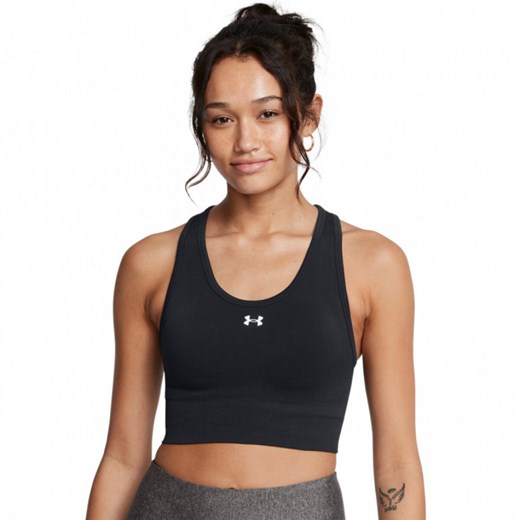 Biustonosz treningowy Under Armour Vanish Seamless Mid Bra - czarny Under Armour L Sportstylestory.com