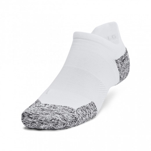 Skarpetki do biegania uniseks (3-pack) Under Armour UA Ad Run Cushion 3pk Ns - białe ze sklepu Sportstylestory.com w kategorii Skarpetki męskie - zdjęcie 174387986