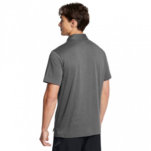 Męska koszulka polo Under Armour UA Icon Polo - szara ze sklepu Sportstylestory.com w kategorii T-shirty męskie - zdjęcie 174388029