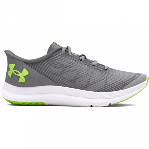 Chłopięce buty do biegania Under Armour UA Bgs Speed Swift - szare ze sklepu Sportstylestory.com w kategorii Buty sportowe dziecięce - zdjęcie 174388087