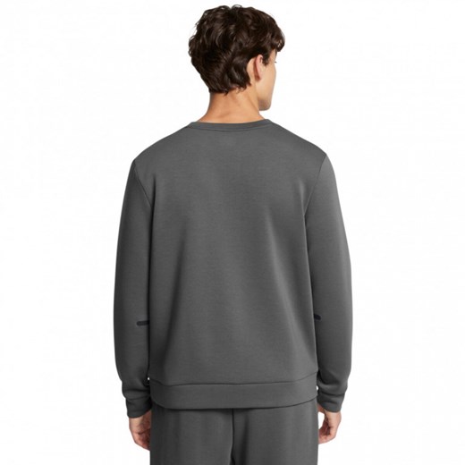 Męska bluza dresowa  nierozpinana bez kaptura Under Armour UA Unstoppable Flc Crew Eu - szara ze sklepu Sportstylestory.com w kategorii Bluzy męskie - zdjęcie 174388535