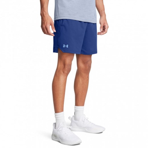 Męskie spodenki treningowe Under Armour UA Vanish Woven 6in Shorts - niebieskie ze sklepu Sportstylestory.com w kategorii Spodenki męskie - zdjęcie 174388746