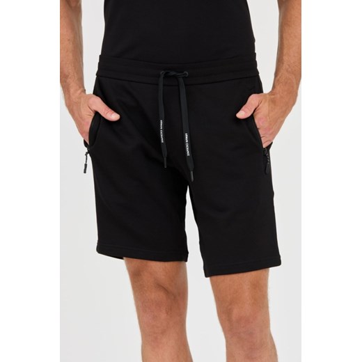 ARMANI EXCHANGE Czarne shorty Bermudy, Rozmiar S ze sklepu outfit.pl w kategorii Spodenki męskie - zdjęcie 174421576