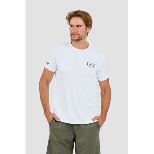EA7 Biały t-shirt Ventus 7, Rozmiar XL ze sklepu outfit.pl w kategorii T-shirty męskie - zdjęcie 174421608